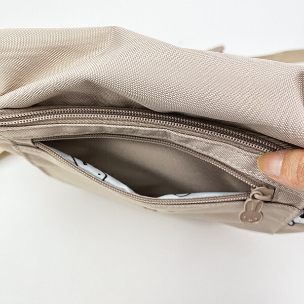 ミッフィー miffy フェイスミルクティー ウエストバッグ ショルダーバッグ