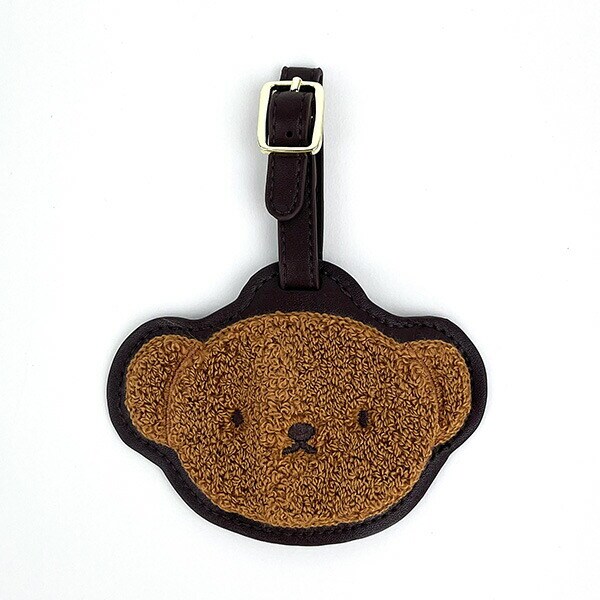ミッフィー miffy ボリス ラゲージタグ サガラ刺繍 ブラウン トラベル