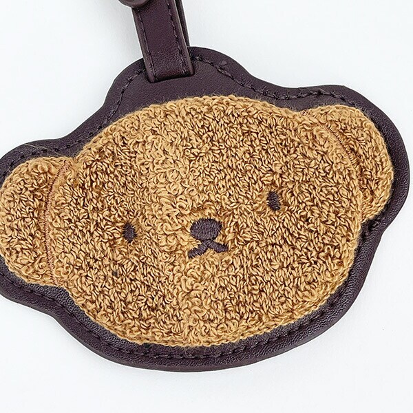 ミッフィー miffy ボリス ラゲージタグ サガラ刺繍 ブラウン トラベル