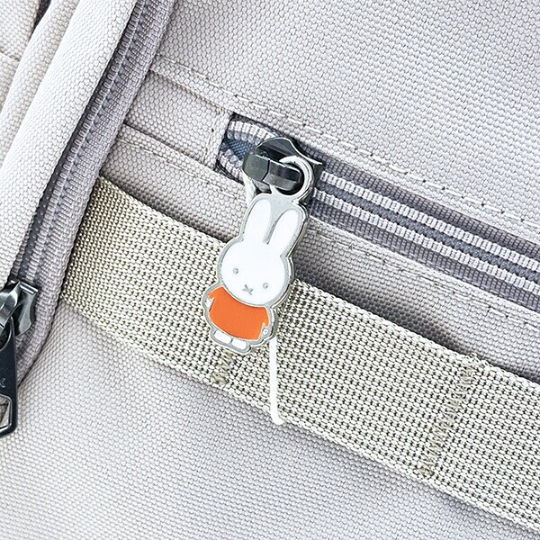 ミッフィー miffy バックパック グレージュ ホワイトフェイス リュック