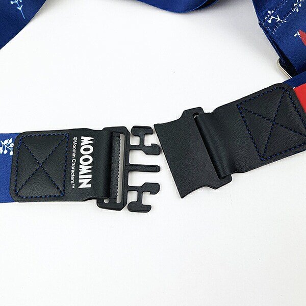 ムーミン リトルミイ ネイビー スーツケースベルト トラベル