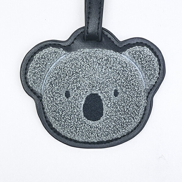 ミッフィー miffy コー ラゲッジタグ サガラ刺しゅう グレー