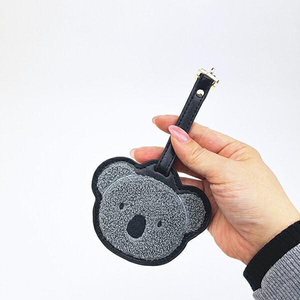 ミッフィー miffy コー ラゲッジタグ サガラ刺しゅう グレー