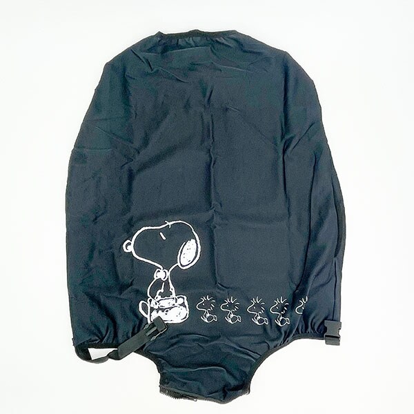 スヌーピー スーツケースカバー(M) おでかけ ブラック SNOOPY