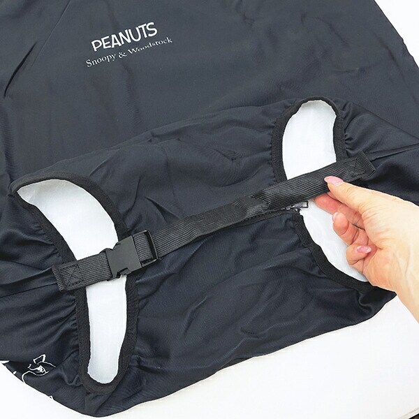 スヌーピー スーツケースカバー(L) おでかけ ブラック SNOOPY