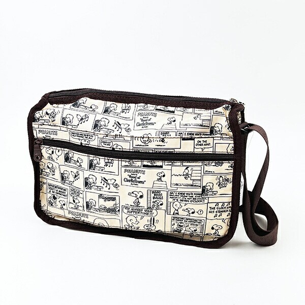 スヌーピー コミックナチュラル ショルダーバッグ SNOOPY