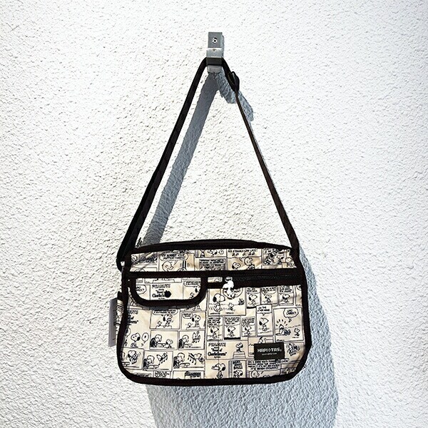 スヌーピー コミックナチュラル ショルダーバッグ SNOOPY