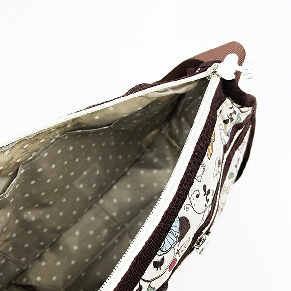 スヌーピー フラワーベージュ ショルダーバッグ SNOOPY