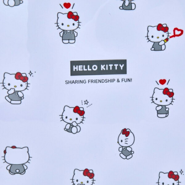 サンリオ ハローキティ ドリンクホルダー付き ジッパータイプ スーツケース  Sサイズ (ホワイト) Sanrio