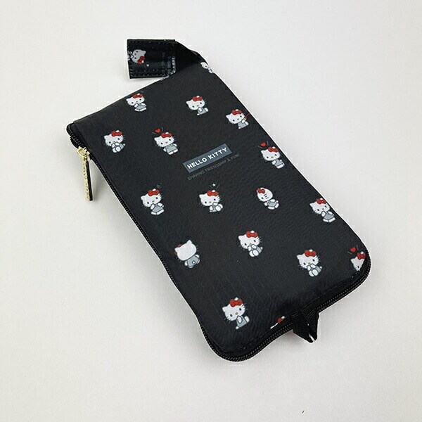 サンリオ ハローキティ 折りたたみトートバッグ ブラック Sanrio