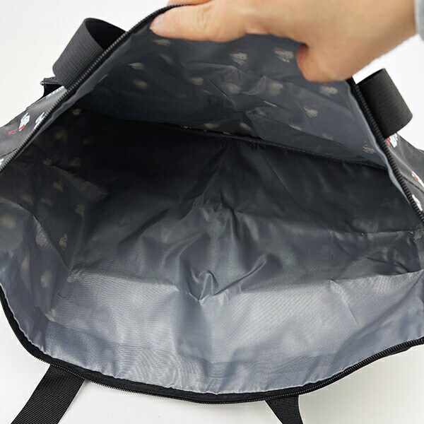 サンリオ ハローキティ 折りたたみトートバッグ ブラック Sanrio