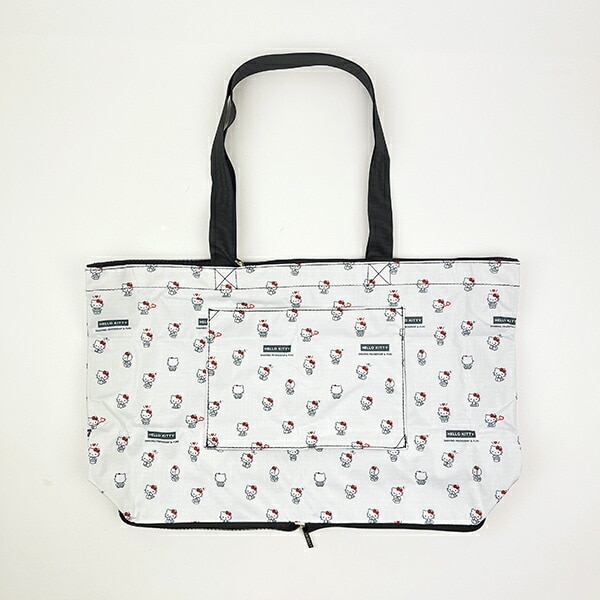 サンリオ ハローキティ 折りたたみトートバッグ ホワイト Sanrio