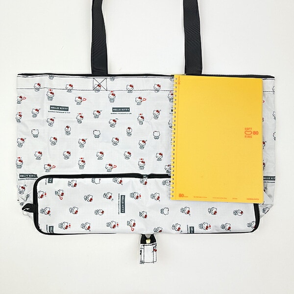 サンリオ ハローキティ 折りたたみトートバッグ ホワイト Sanrio