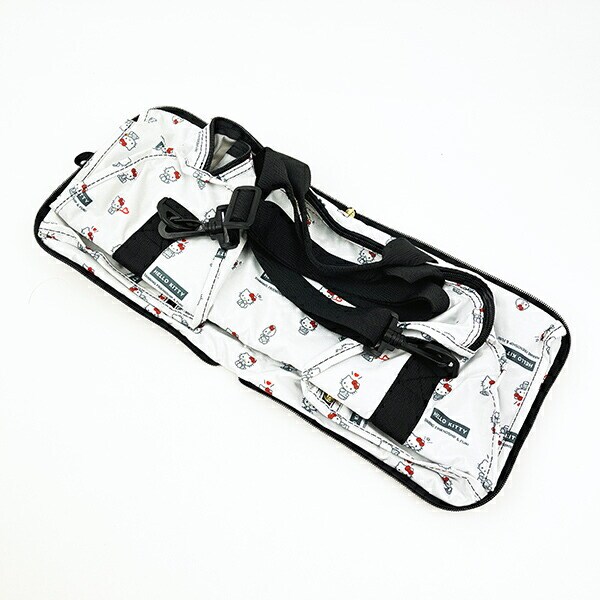 サンリオ ハローキティ 折りたたみボストンバッグ(M) ホワイト Sanrio