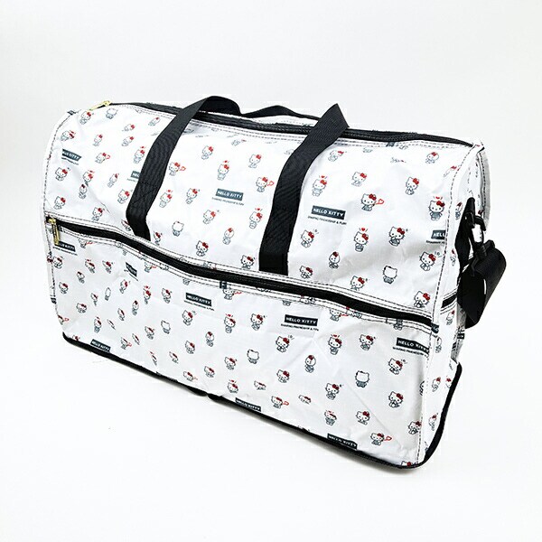 サンリオ ハローキティ 折りたたみボストンバッグ(L) ホワイト Sanrio
