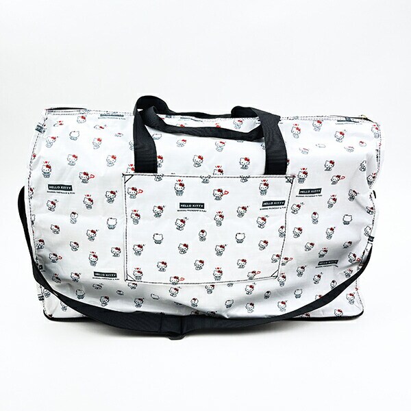 サンリオ ハローキティ 折りたたみボストンバッグ(L) ホワイト Sanrio