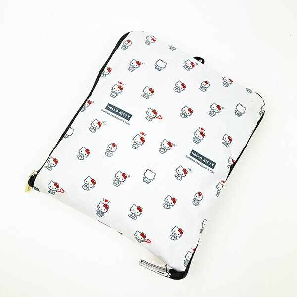 サンリオ ハローキティ 折りたたみボストンバッグ(L) ホワイト Sanrio