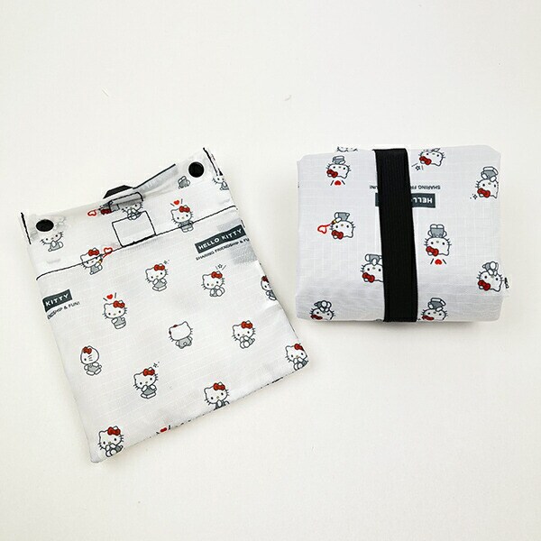 サンリオ ハローキティ モノグラム 折りたたみ保冷保温エコバッグ (モノグラム) Sanrio