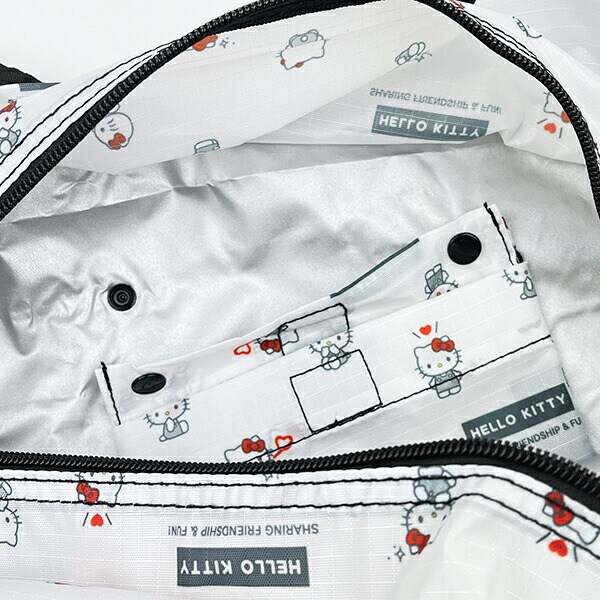 サンリオ ハローキティ モノグラム 折りたたみ保冷保温エコバッグ (モノグラム) Sanrio