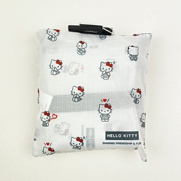 サンリオ ハローキティ モノグラム 折りたたみ保冷保温エコバッグ (モノグラム) Sanrio