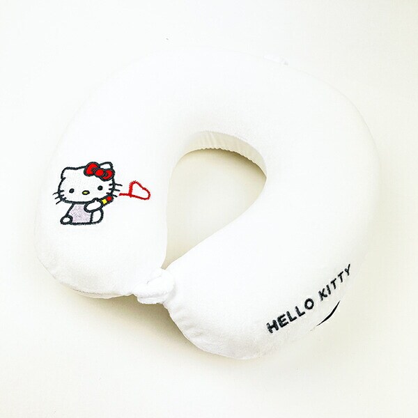 サンリオ ハローキティ 低反発枕 (ホワイトハート) ネックピロー Sanrio
