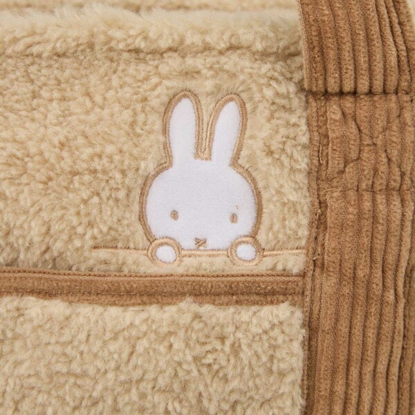 ミッフィー miffy ボアトートバッグ Lサイズ アイボリー