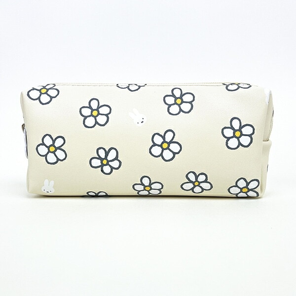 ミッフィー  miffy 長方形 トラベルポーチセット (ベージュ) フェイス柄