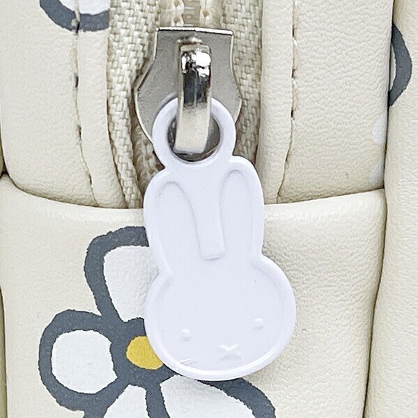 ミッフィー  miffy 長方形 トラベルポーチセット (ベージュ) フェイス柄