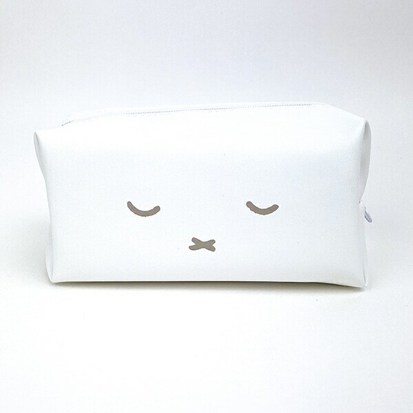 ミッフィー  miffy 長方形 トラベルポーチセット (ベージュ) フェイス柄