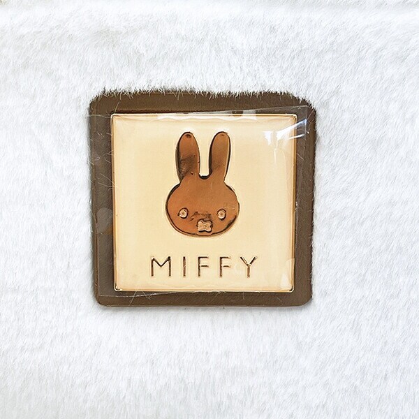 ミッフィー miffy 横型ファーミニショルダーバッグ (ホワイト)
