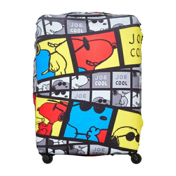 スヌーピー スーツケースカバー（M) シネマジョークール トラベルグッズ SNOOPY