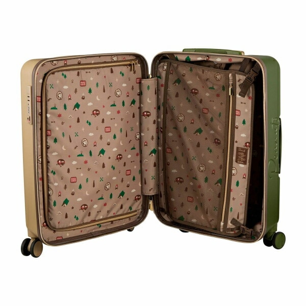 スヌーピー ビーグルスカウト ハピタス スーツケース(55L) カーキ SNOOPY