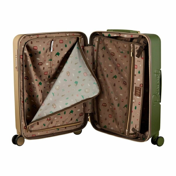 スヌーピー ビーグルスカウト ハピタス スーツケース(55L) カーキ SNOOPY