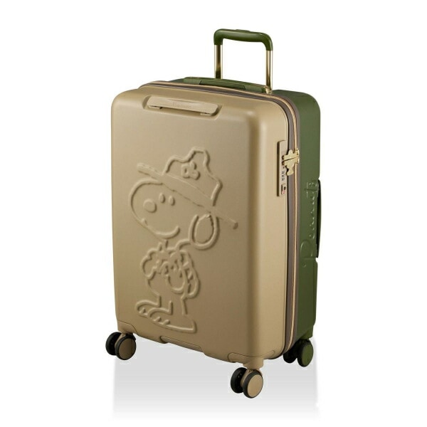 スヌーピー ビーグルスカウト ハピタス スーツケース(55L) カーキ SNOOPY