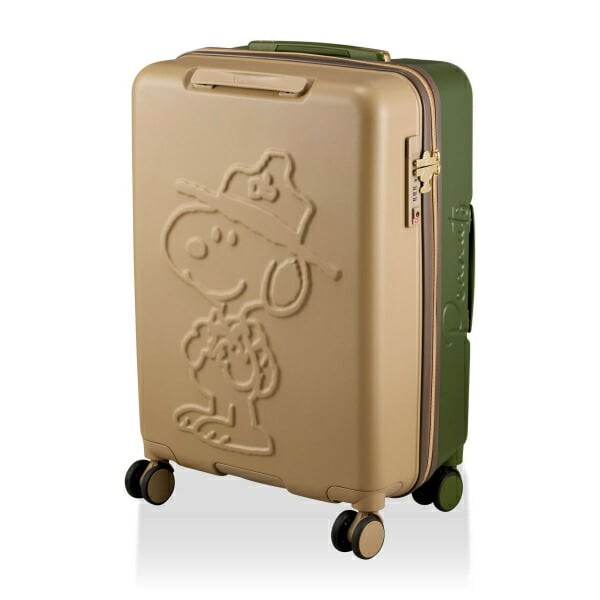 スヌーピー ビーグルスカウト ハピタス スーツケース(55L) カーキ SNOOPY