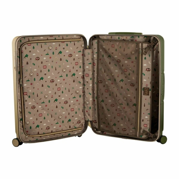 スヌーピー ビーグルスカウト ハピタス スーツケース(75L) カーキ SNOOPY