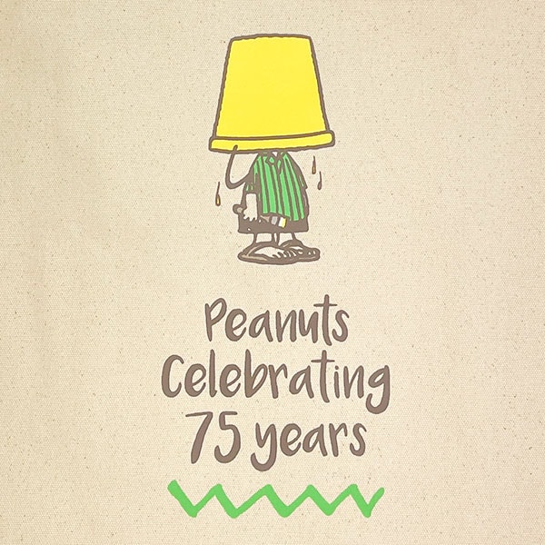 スヌーピー ペパーミントパティ 帆布トートバッグ ナチュラル PEANUTS 75th SNOOPY