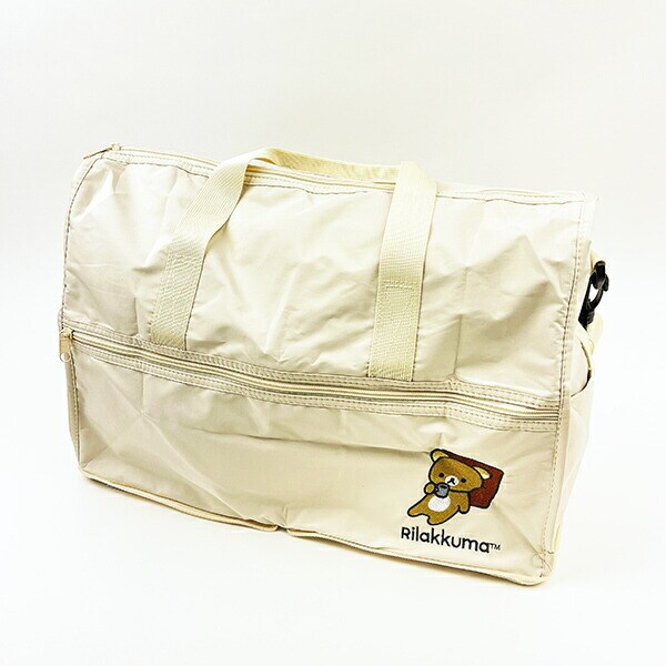 リラックマ 折りたたみトートバッグ(M) アイボリー