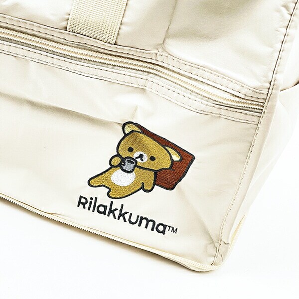 リラックマ 折りたたみトートバッグ(M) アイボリー