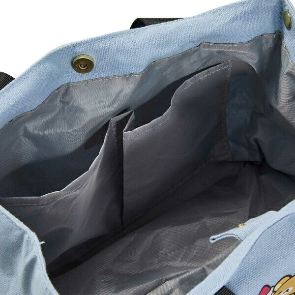 リラックマ  サイドボタンミニトートバッグ (ブルー)