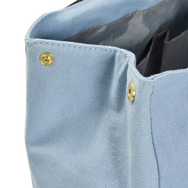 リラックマ  サイドボタンミニトートバッグ (ブルー)