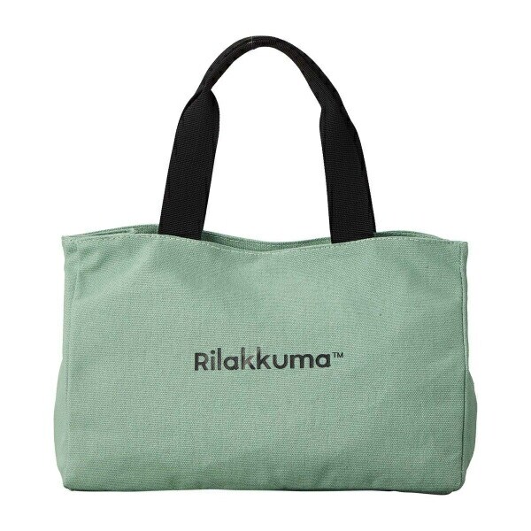 リラックマ キイロイトリ サイドボタンミニトートバッグ  (グリーン)