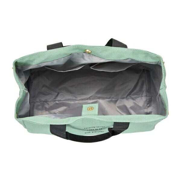 リラックマ キイロイトリ サイドボタンミニトートバッグ  (グリーン)