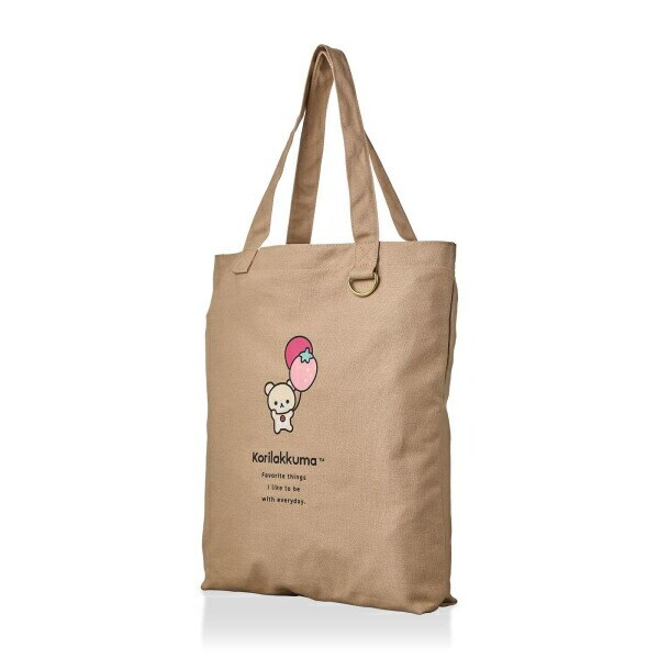 リラックマ コリラックマ トートバッグ  (ベージュ)