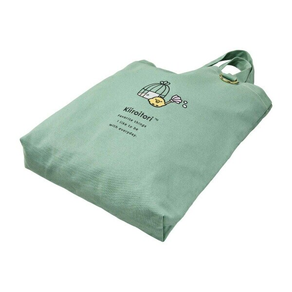 リラックマ キイロイトリ トートバッグ  (グリーン)