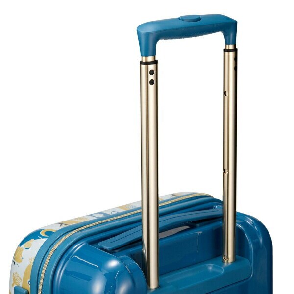 ムーミン 80周年記念 ジッパータイプ スーツケース Sサイズ (ブルーストライプ) キャリーケース MOOMIN