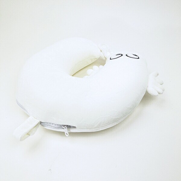 ムーミン ニョロニョロ 2in1枕 (ネックピロー＆クッション)