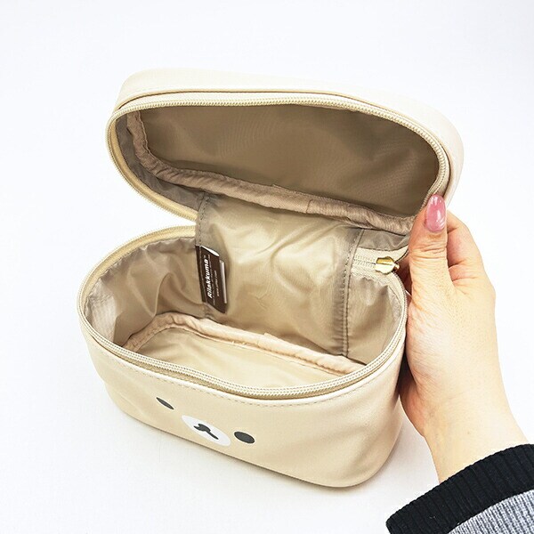 リラックマ トラベルポーチ ベージュトリオ