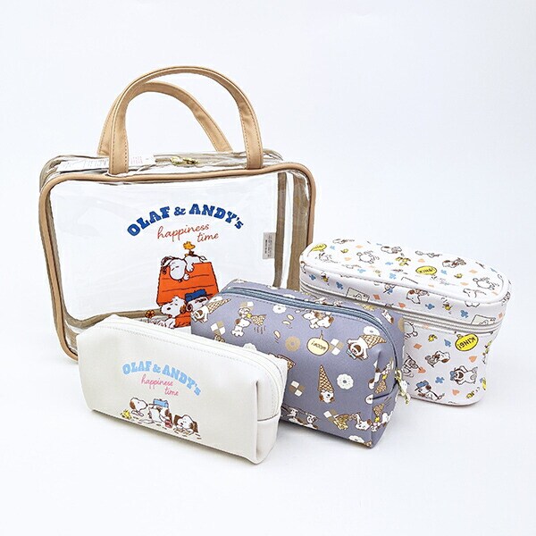 スヌーピー トラベルポーチセット (ベージュブラザー) SNOOPY