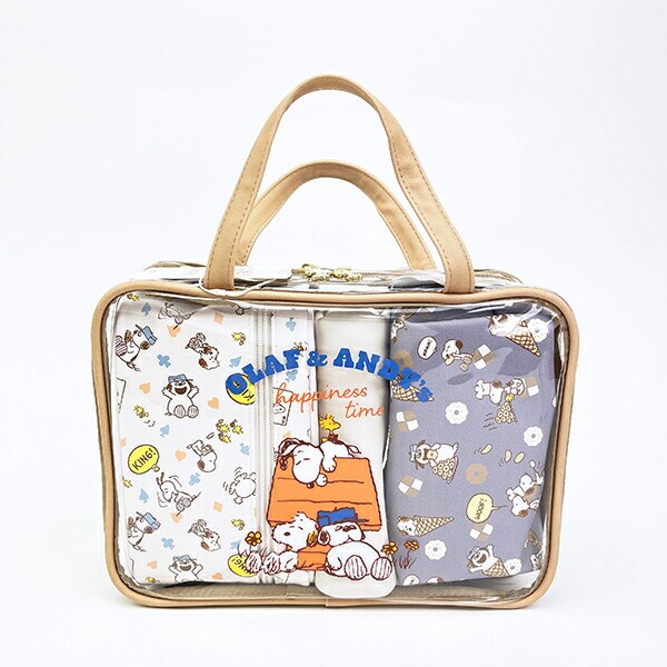 スヌーピー トラベルポーチセット (ベージュブラザー) SNOOPY